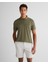 Erkek Yeşil Regular Fit Logolu Polo 2425120T.301 1