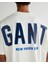 Erkek Krem Relaxed Fit Bisiklet Yaka Logolu T-Shirt 2325139T.113 6