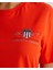 Kadın Turuncu Regular Fit Bisiklet Yaka Logolu T-Shirt 4200277.651 5