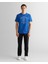 Erkek Lacivert Regular Fit Bisiklet Yaka Logolu T-Shirt 2003310.407 3