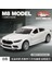 1:32 Bmw M8 Alaşımlı Araba Modelleri Beyaz Simülasyon Işıklı ve Müzikli Açık Kapı Ses Efekti Koleksiyonluk Süsler (Yurt Dışından) 1