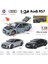 1:24 Audi Alaşımlı Araba Modeli Altı Kapılı Dönüş Oyuncak Araba Süs Koleksiyonlukları (Yurt Dışından) 1