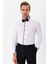 Siyah Slim Fit Düz Ata Yaka Gömlek 1