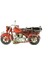 Motosiklet Dekoratif Metal Motosiklet Sepetli 15 cm 2