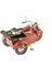 Motosiklet Dekoratif Metal Motosiklet Sepetli 15 cm 3