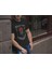 Bisiklet Yaka Baskılı Oversize T-Shirt 1