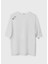Unisex Bisiklet Yaka Baskılı Oversize T-Shirt 1
