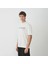 Unisex Bisiklet Yaka Baskılı Oversize T-Shirt 2