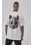 Unisex Baskılı Oversize T-Shirt 2