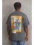 Unisex Baskılı Oversize T-Shirt 2