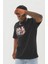 Unisex Oversize Baskılı Bisiklet Yaka T-Shirt 3