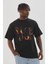 Unisex Baskılı Oversize T-Shirt 3