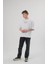 Unisex Bisiklet Yaka Baskılı Oversize T-Shirt 1