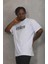 Unisex Oversize Baskılı Bisiklet Yaka T-Shirt 2