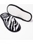Zebra Desen Baskılı Havlu Terlik Kaymaz İnce Taban - Zebra Baskılı- Siyah Biyeli-36-38 3