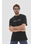 Unisex Bisiklet Yaka Baskılı Oversize T-Shirt 3