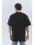 Unisex Oversize Taşlı Bisiklet Yaka T-Shirt 2