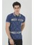 Yakalı Slim Fit Baskılı T-Shirt 1