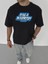 Unisex Bisiklet Yaka Baskılı Oversize T-Shirt 1