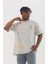 Unisex Oversize Baskılı Bisiklet Yaka T-Shirt 1