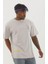 Unisex Oversize Baskılı Bisiklet Yaka T-Shirt 2