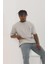 Unisex Oversize Baskılı Bisiklet Yaka T-Shirt 3