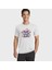 Unisex Bisiklet Yaka Baskılı Oversize T-Shirt 1