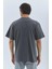 Unisex Oversize Taşlı Bisiklet Yaka T-Shirt 2