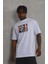 Unisex Oversize Baskılı Bisiklet Yaka T-Shirt 2