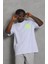 Unisex Oversize Baskılı Bisiklet Yaka T-Shirt 3
