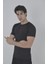 Omuz Fileli Slim Fit T-Shirt 1