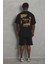 Unisex Oversize Baskılı Bisiklet Yaka T-Shirt 3