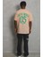 Unisex Oversize Baskılı Bisiklet Yaka T-Shirt 2