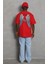 Unisex Oversize Baskılı Bisiklet Yaka T-Shirt 2