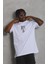 Unisex Oversize Baskılı Bisiklet Yaka T-Shirt 1