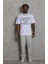 Unisex Oversize Baskılı Bisiklet Yaka T-Shirt 3