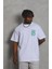 Unisex Oversize Baskılı Bisiklet Yaka T-Shirt 3
