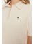 Pamuklu Regular Fit Düğmeli Polo Yaka Kısa Örme Kazak Bayan Kazak WW0WW43957 0f5 5