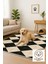 Lofy Halı Karo Desen Retro Görünümlü Halı Yıkanabilir 160X230 cm 6