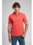 Mules Erkek %100 Pamuk Polo Yaka T-Shirt Mercan 2