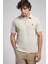 Mules Erkek %100 Pamuk Polo Yaka T-Shirt Bej 2