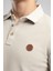 Mules Erkek %100 Pamuk Polo Yaka T-Shirt Bej 4