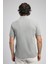Mules Erkek %100 Pamuk Polo Yaka T-Shirt Gri 3