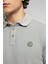 Mules Erkek %100 Pamuk Polo Yaka T-Shirt Gri 4