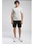 Eddy Erkek %100 Pamuk O Yaka T-Shirt Gri 1