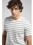 Eddy Erkek %100 Pamuk O Yaka T-Shirt Gri 4