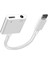 Type-C To 3.5mm Jack Kulaklık ve Şarj Kablosu Çoğaltıcı USB C Ses Aux Kablosu 5