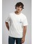 Kelvin Erkek %100 Pamuk O Yaka T-Shirt Ekru 2