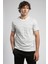 Eddy Erkek %100 Pamuk O Yaka T-Shirt Gri 2