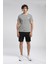 Eddy Erkek %100 Pamuk O Yaka T-Shirt Siyah 1